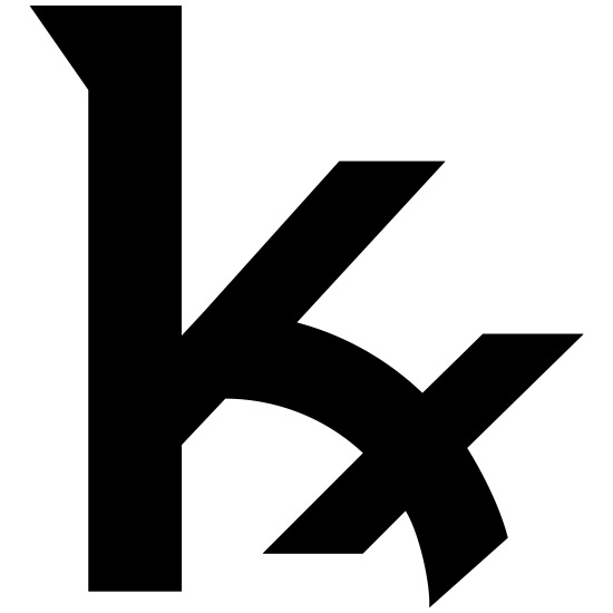 Typographie bretonne - K Barré en breton