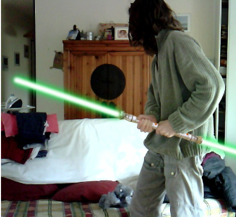 Penaos ober sabrennoù laser gant Gimp